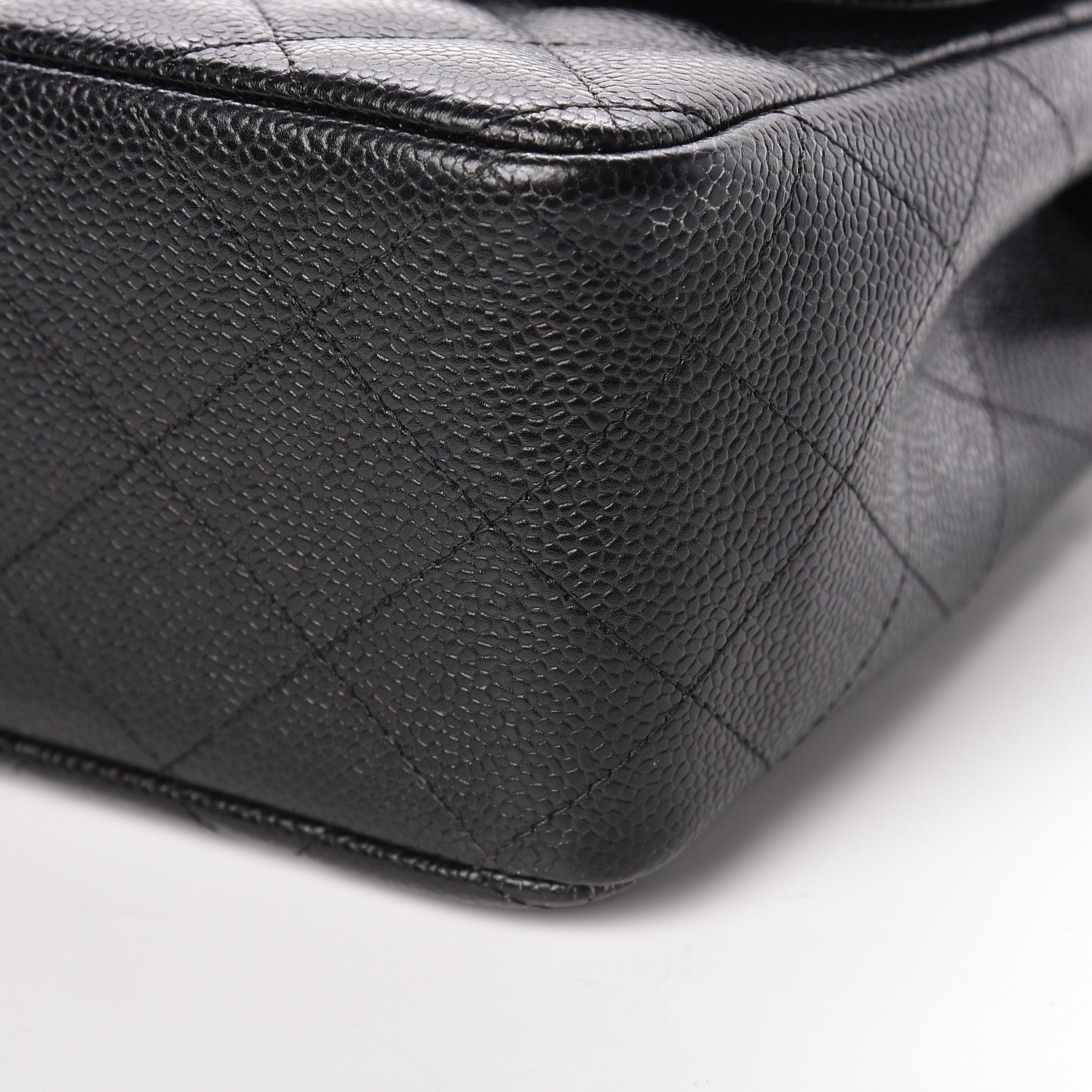 Chanel Caviar Quilted Jumbo Double Flap Black 6 of 10
