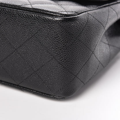 Chanel Caviar Quilted Jumbo Double Flap Black 6 of 10
