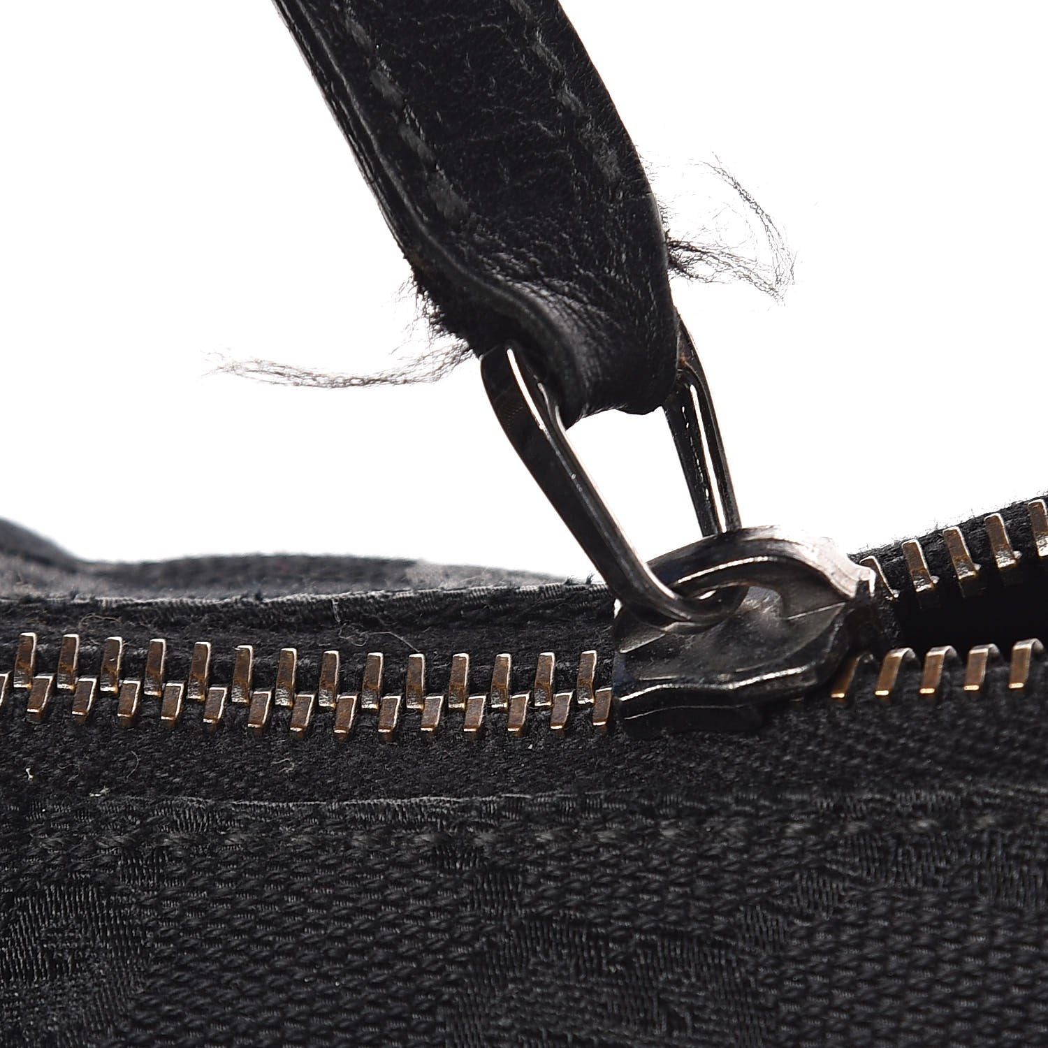 Gucci Monogram Medium Horsebit Chain Hobo Black 11 of 11