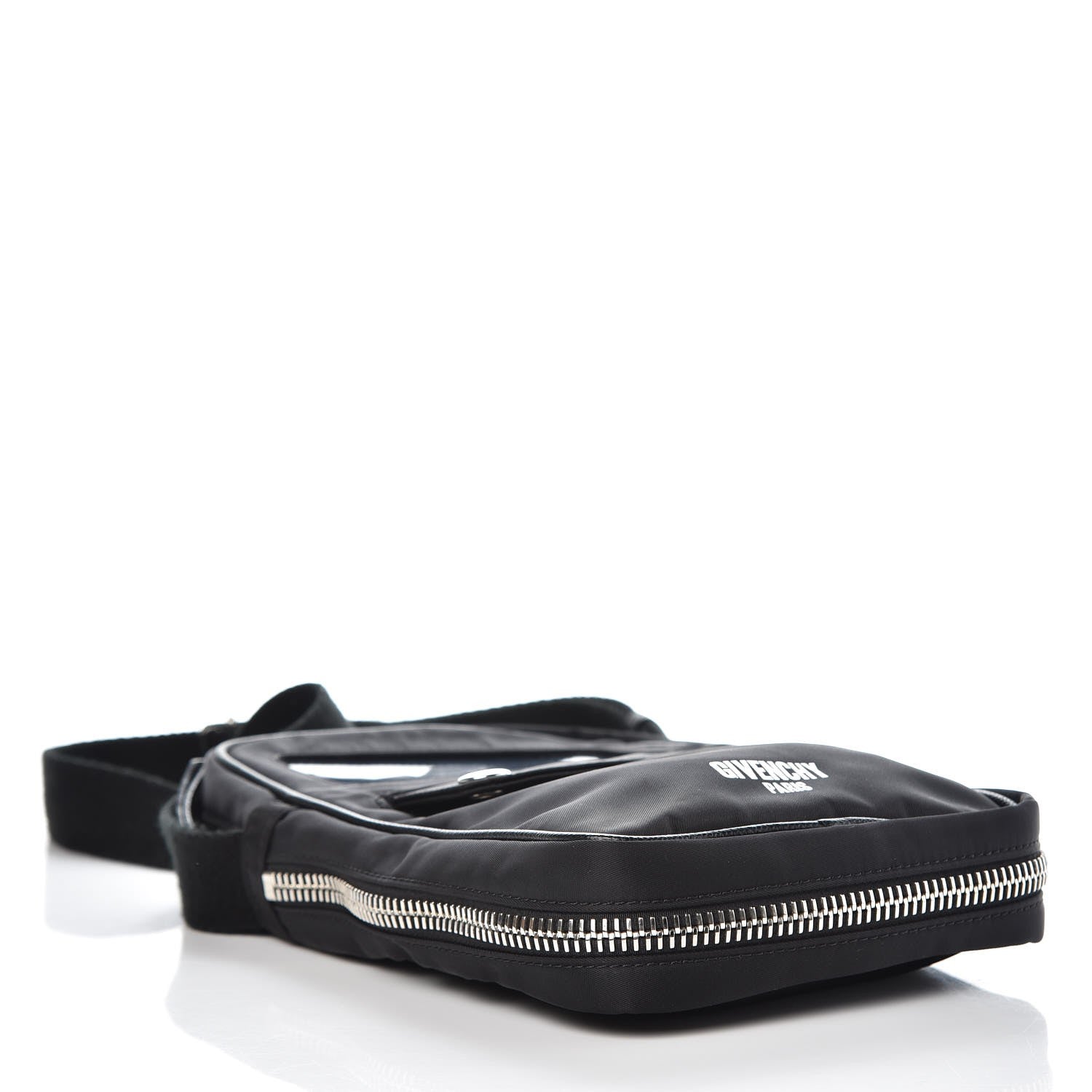 Givenchy Nylon Logo Messenger Black White 4 of 8