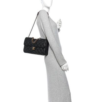 Chanel Calfskin Quilted Large Perfect Edge Flap Black 2 of 10