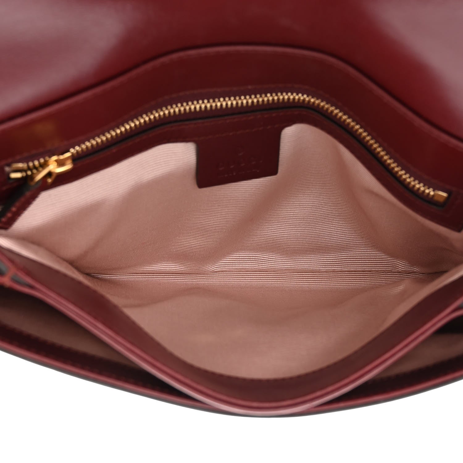 Gucci Vitello Palmellato Lux Small Arli Flap Shoulder Bag Vintage Bordeaux 5 of 13