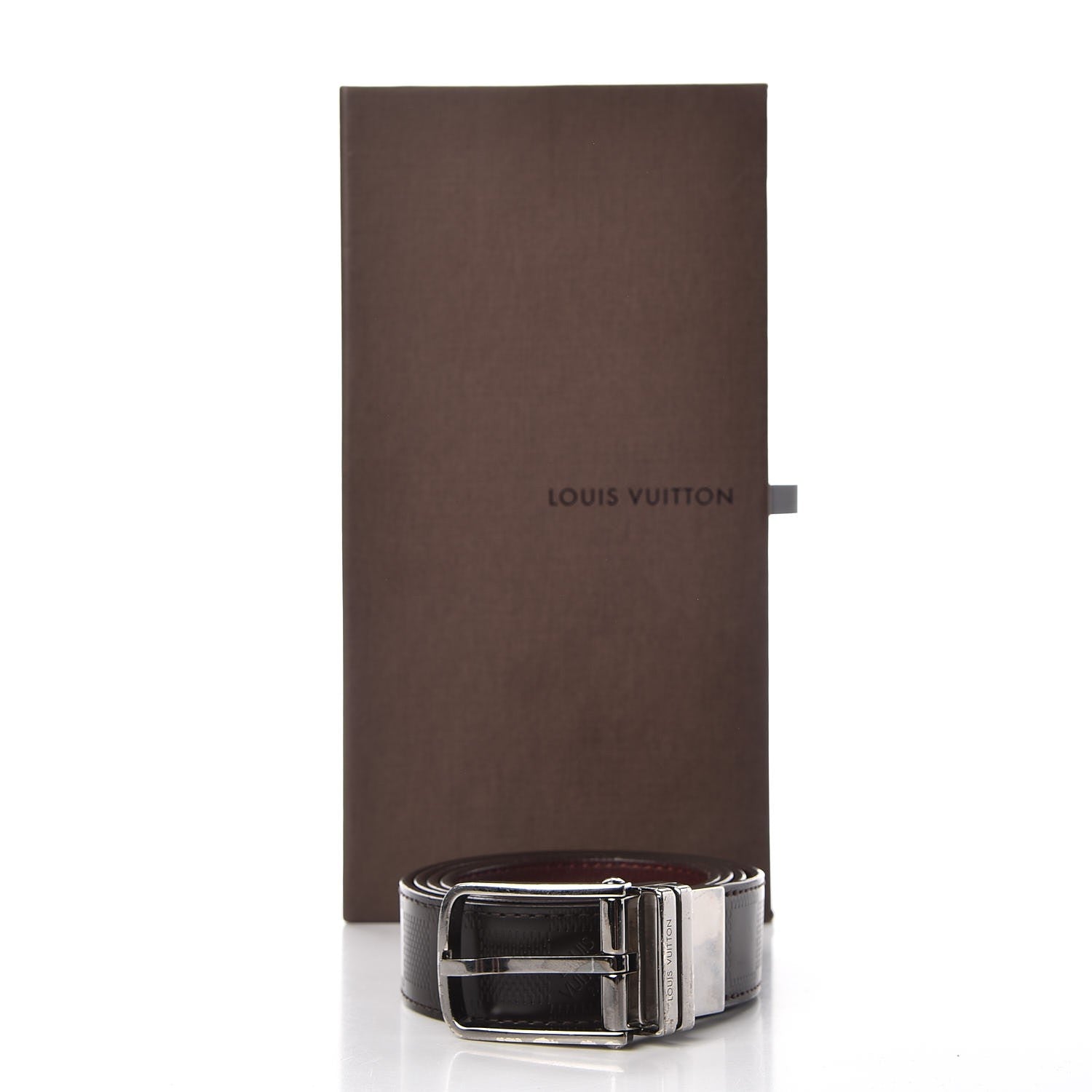 Louis Vuitton Damier Infini Calfskin Boston 30mm Reversible Belt 90 36 Moka 8 of 8