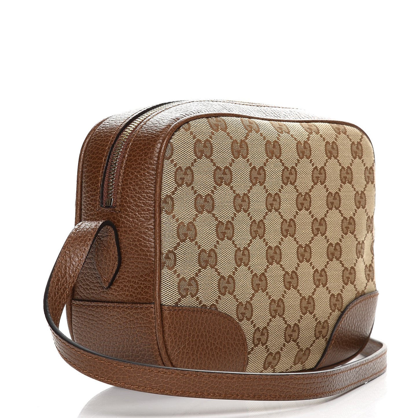 Monogram Mini Bree Messenger Bag Beige Tabacco