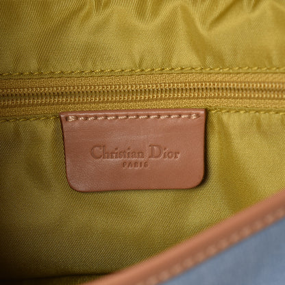 Christian Dior Denim Calfskin Double Saddle Bag Light Blue 6 of 11
