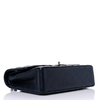 Chanel Caviar Quilted Medium Double Flap Navy 4 of 9