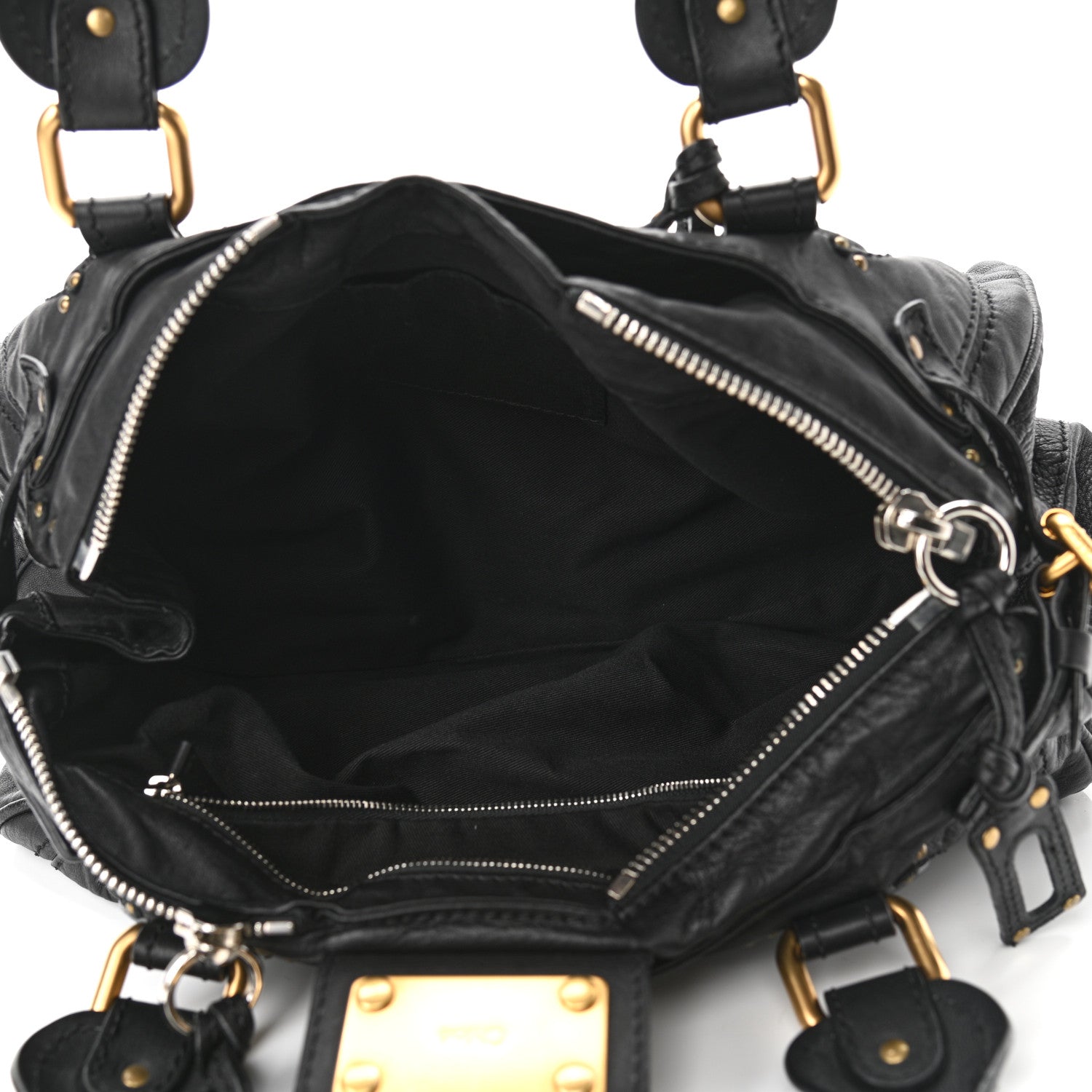 Chloe Calfskin Medium Paddington Satchel Black 5 of 9