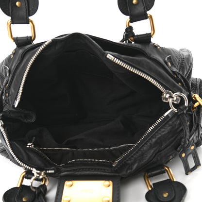 Chloe Calfskin Medium Paddington Satchel Black 5 of 9