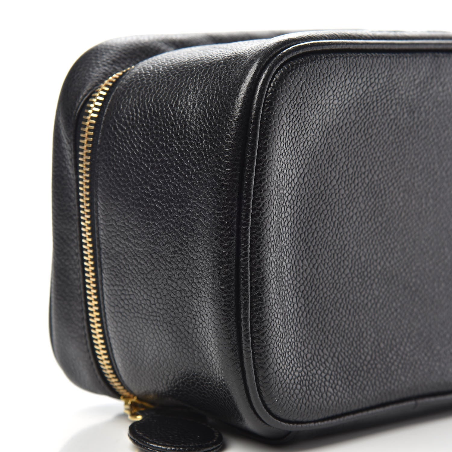 Chanel Caviar Vanity Cosmetic Case Black 8 of 10