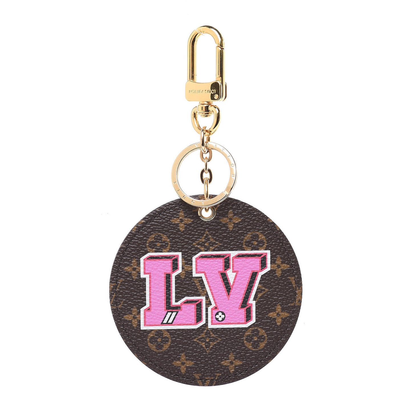 Monogram Stories Bag Charm Key Holder