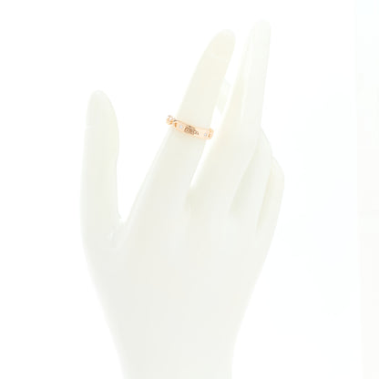 Tiffany 18K Rose Gold Diamond Micro Link Ring 49 5 2 of 4