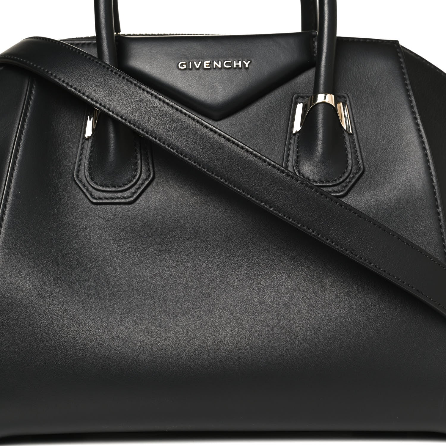 Givenchy Shiny Lord Calfskin Small Antigona Black 8 of 10