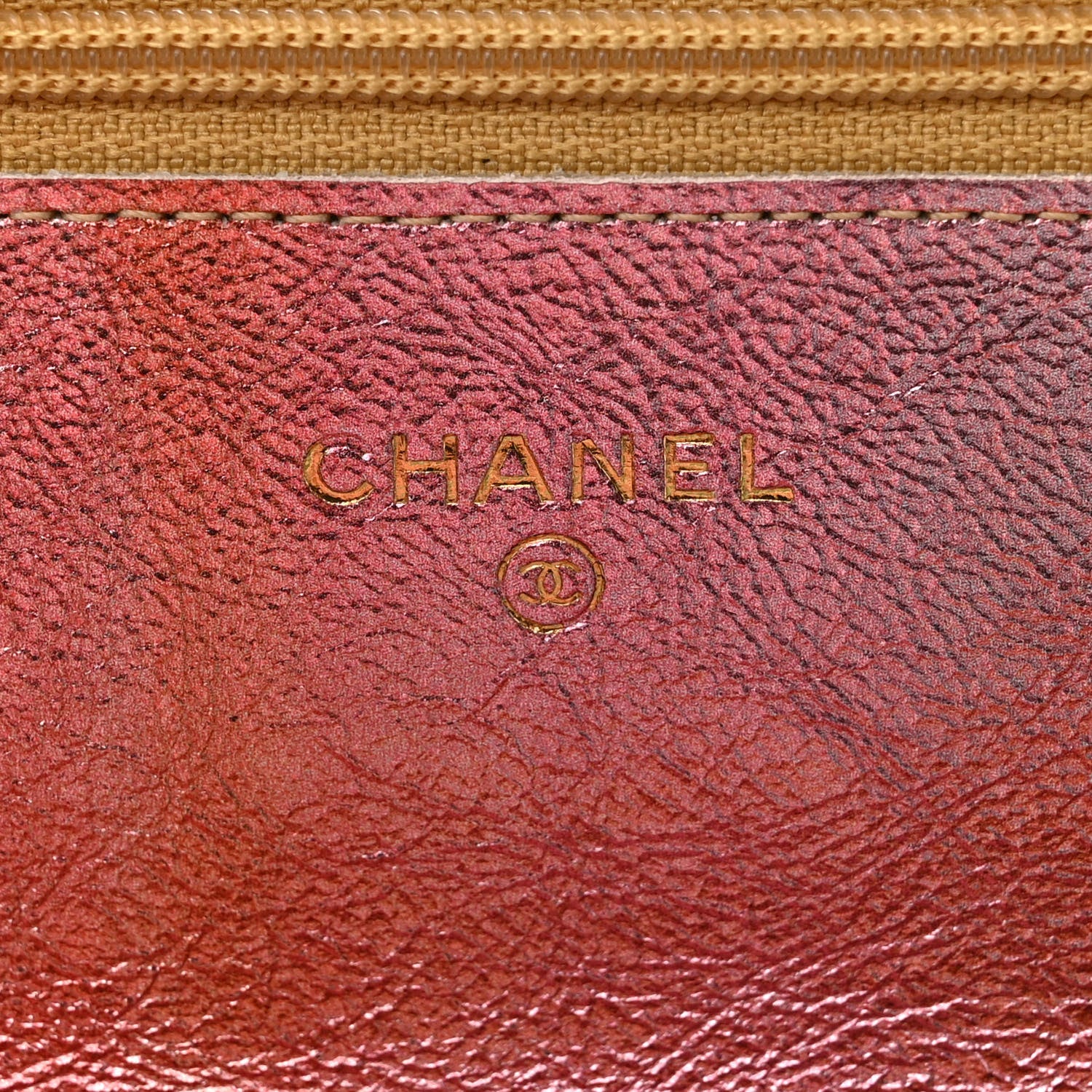 Chanel Metallic Goatskin Quilted 2.55 Reissue Wallet on Chain WOC Multicolor 6 of 12