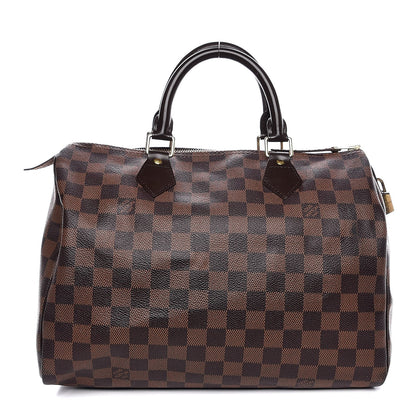 Louis Vuitton Damier Ebene Speedy 30 1 of 12