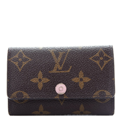 Louis Vuitton Monogram Multicles 6 Key Holder Rose Ballerine 1 of 9