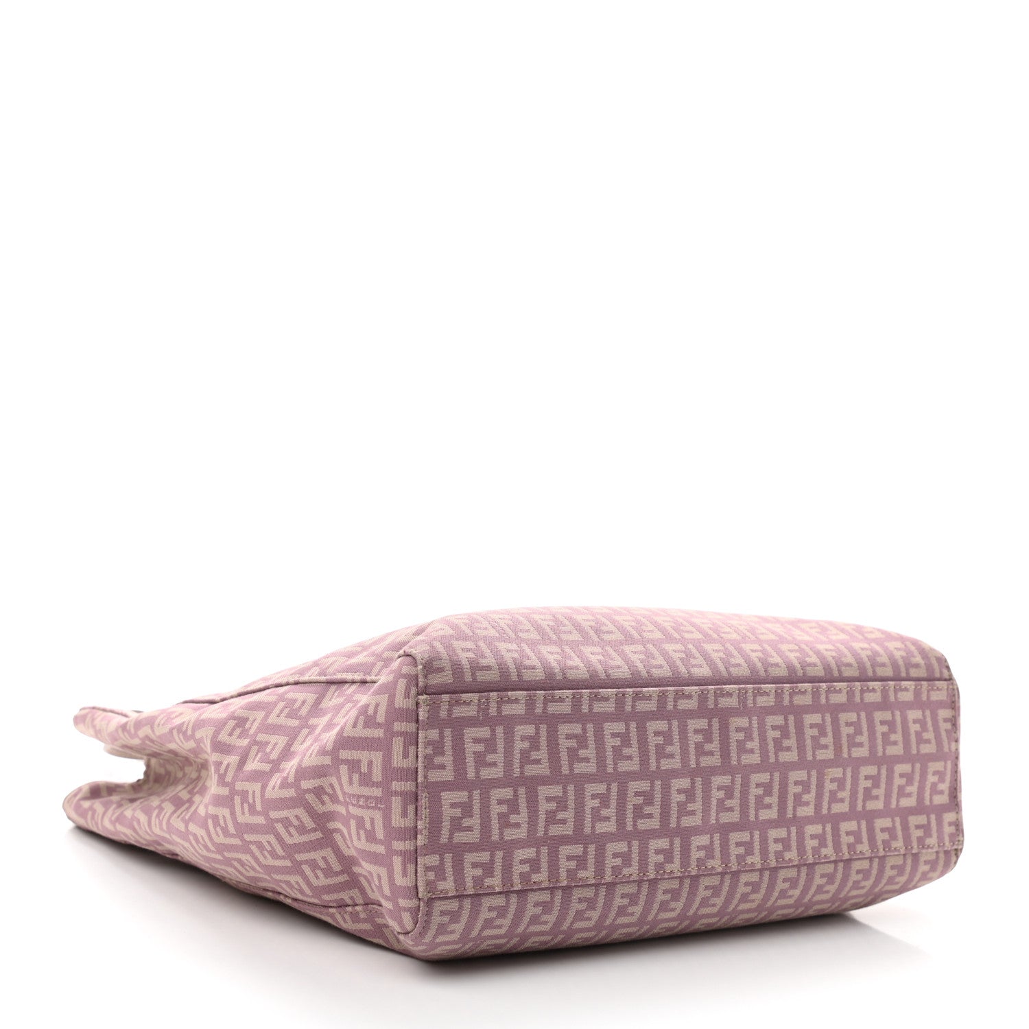 Fendi Zucchino Cuoio Shopping Tote Lilla 4 of 15