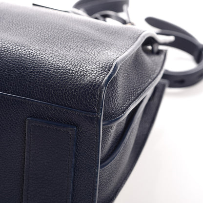 Saint Laurent Grained Calfskin Small Supple Sac De Jour Navy 10 of 12