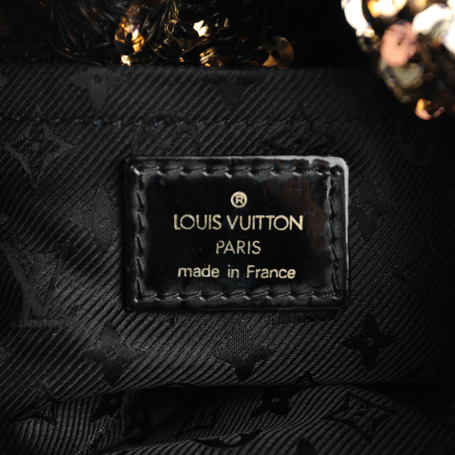 Louis Vuitton Sequin Mini Noe Rococo Gold 6 of 7