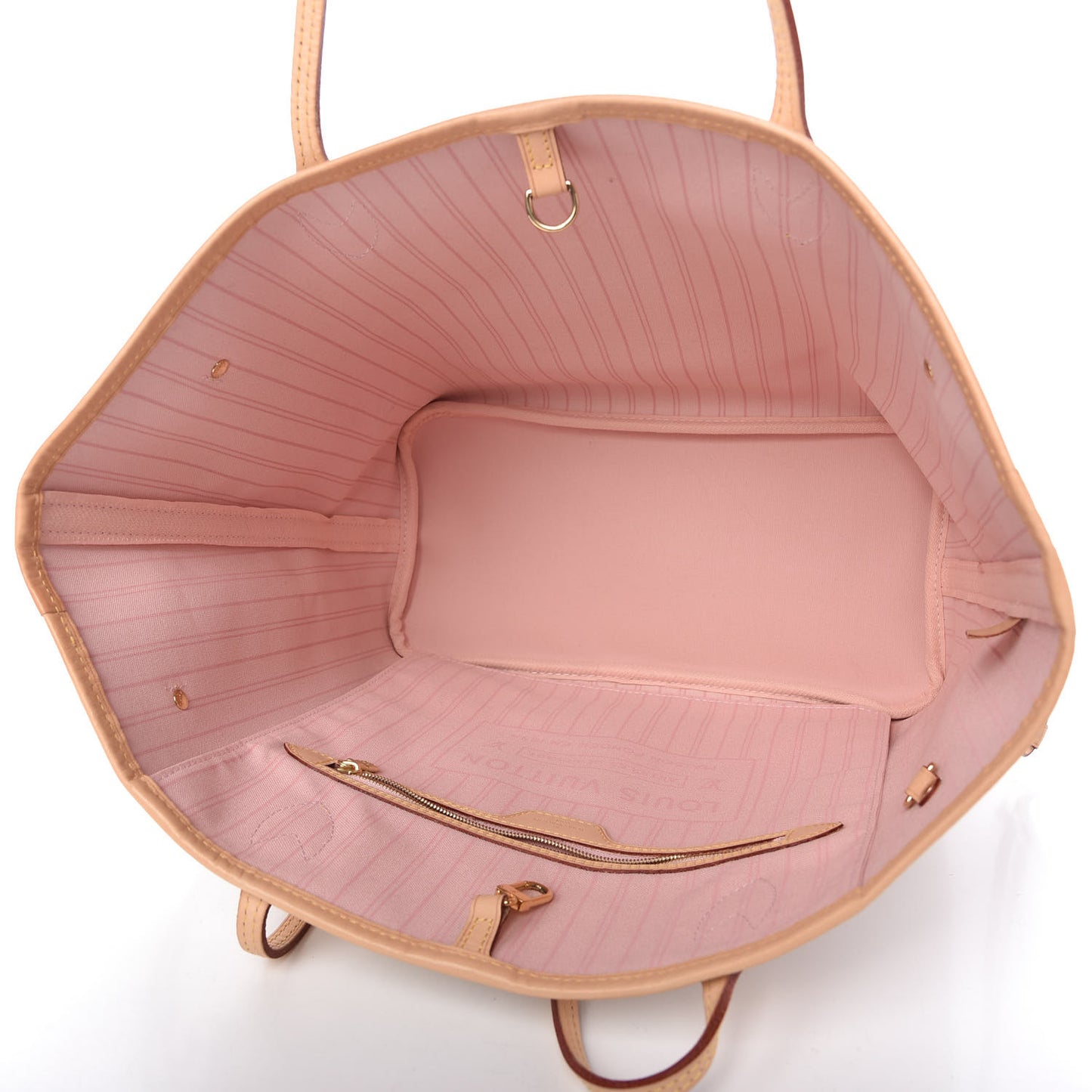 Damier Azur Neo Neverfull MM Rose Ballerine