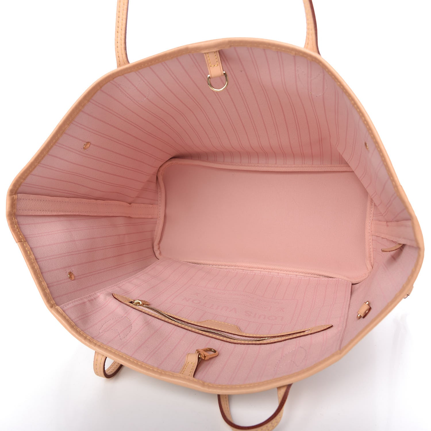 Louis Vuitton Damier Azur Neo Neverfull MM Rose Ballerine 5 of 11