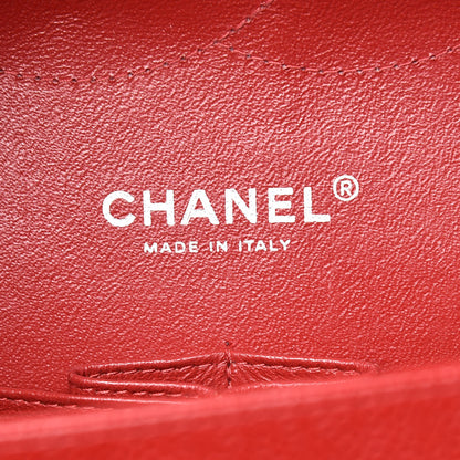 Chanel Caviar Quilted Jumbo Double Flap Red 9 of 11