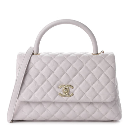 Chanel Caviar Quilted Small Coco Handle Flap Lilas Lilac 1 of 11