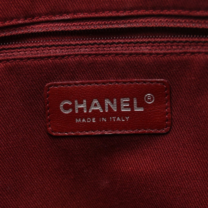 Chanel Metallic Aged Calfskin Quilted Large Cotton Club Tote Bronze 6 of 10