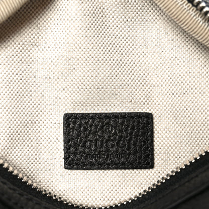 Gucci Piuma Calfskin Jumbo GG Embossed Small Belt Bag Black 6 of 10