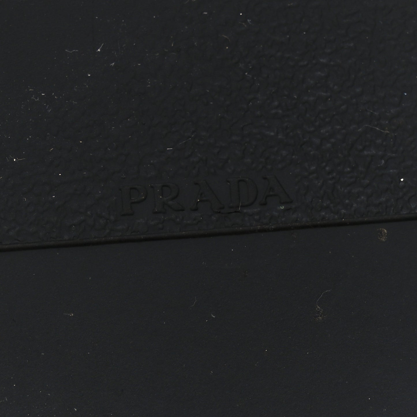 Spazzolato Metal Triangle Logo 50mm Loafers 38.5 Black