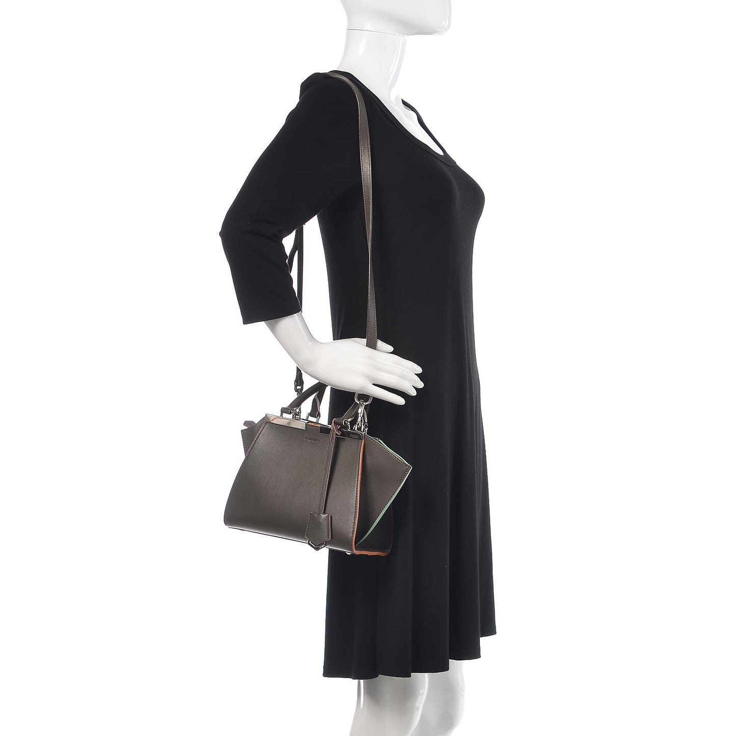 Vitello Dolce Mini 3jours Tote Carbone
