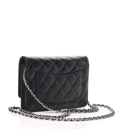 Chanel Caviar Quilted Wallet On Chain WOC Black 3 of 11