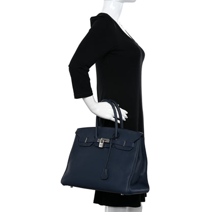 Hermes Fjord Birkin 35 Bleu Nuit 2 of 12