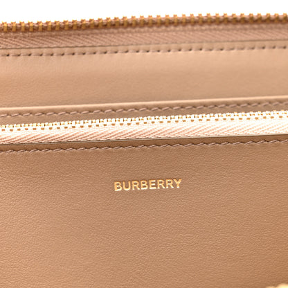 Burberry House Check Large Ziggy Zip Around Wallet Pale Cameo 7 of 8