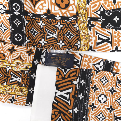 Louis Vuitton Silk Monogram Crafty Confidential Bandeau Caramel 3 of 5
