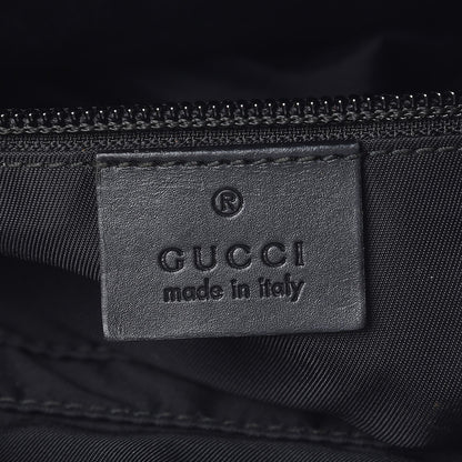 Gucci GG Supreme Monogram Web Messenger Bag Black 6 of 7