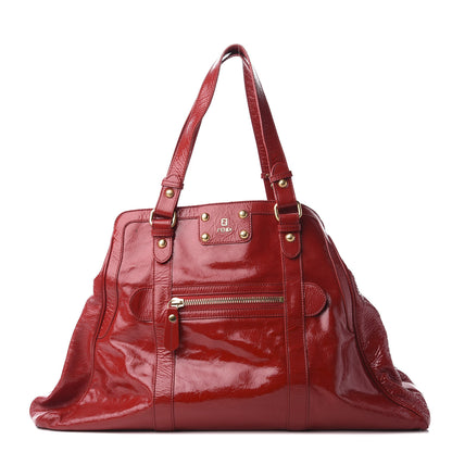 Fendi Vitello Naplak Oversized Bag De Jour Rosso 1 of 10