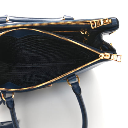 Prada Saffiano Lux Galleria Front Pocket Tote Bluette Cobalto 6 of 17