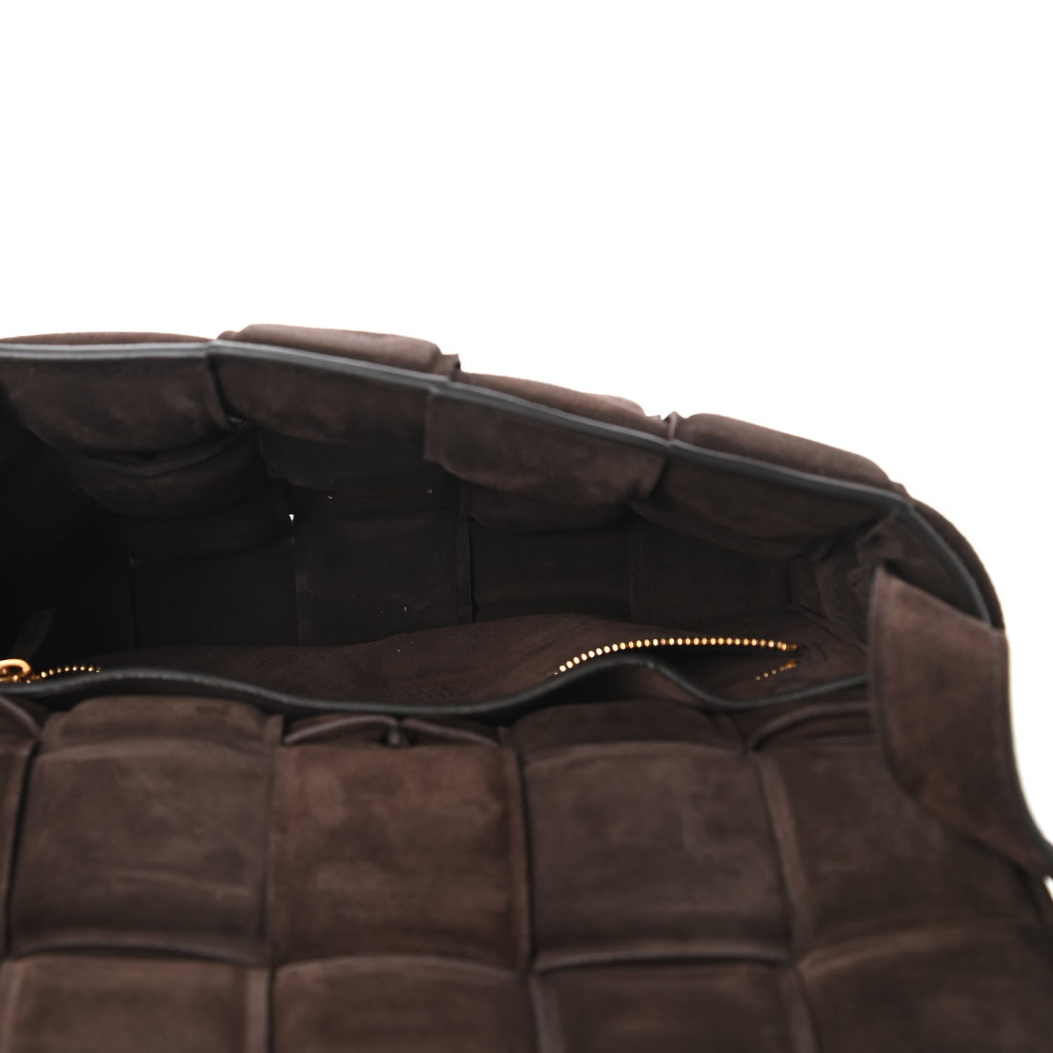 Bottega Veneta Suede Maxi Intrecciato Padded Cassette Crossbody Bag Fondant 5 of 10