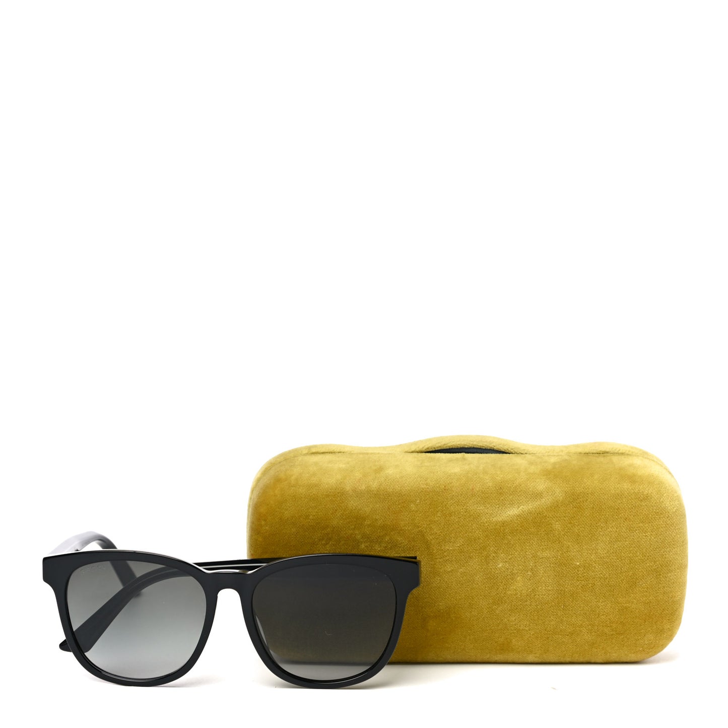 Round Frame Star Sunglasses GG0232SK Black