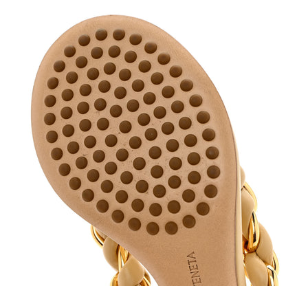 Bottega Veneta Nappa Dot Sandals 39 Cane Sugar 10 of 11