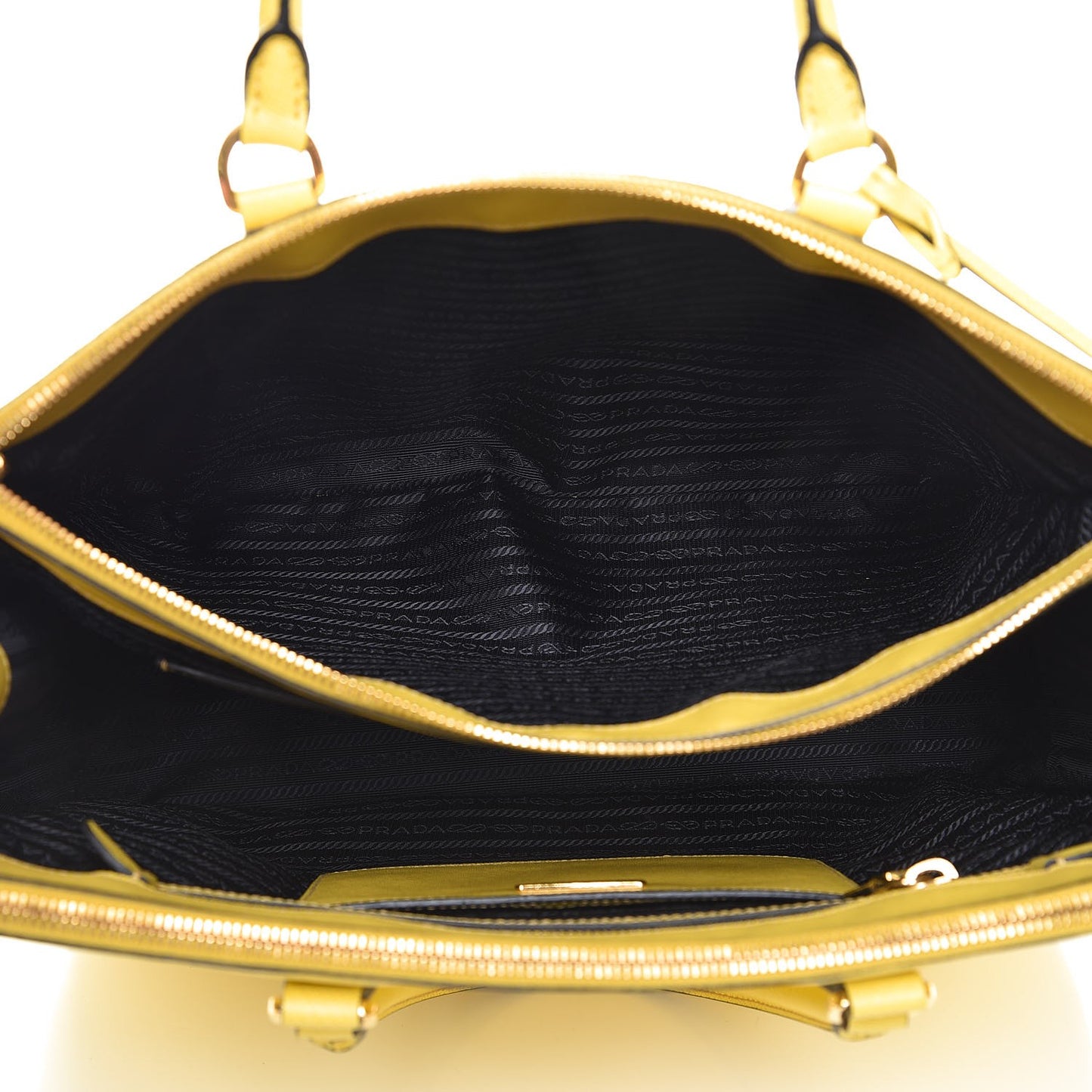 Saffiano Large Galleria Double Zip Tote Girasole