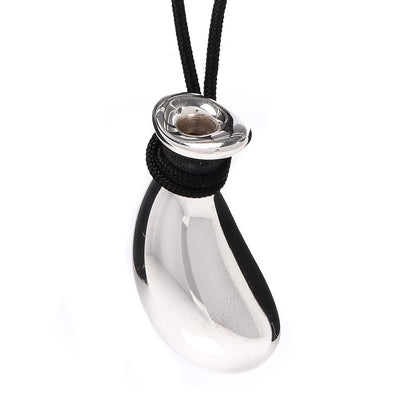 Tiffany Sterling Silver Silk Elsa Peretti Bottle Jug Pendant Necklace 4 of 7