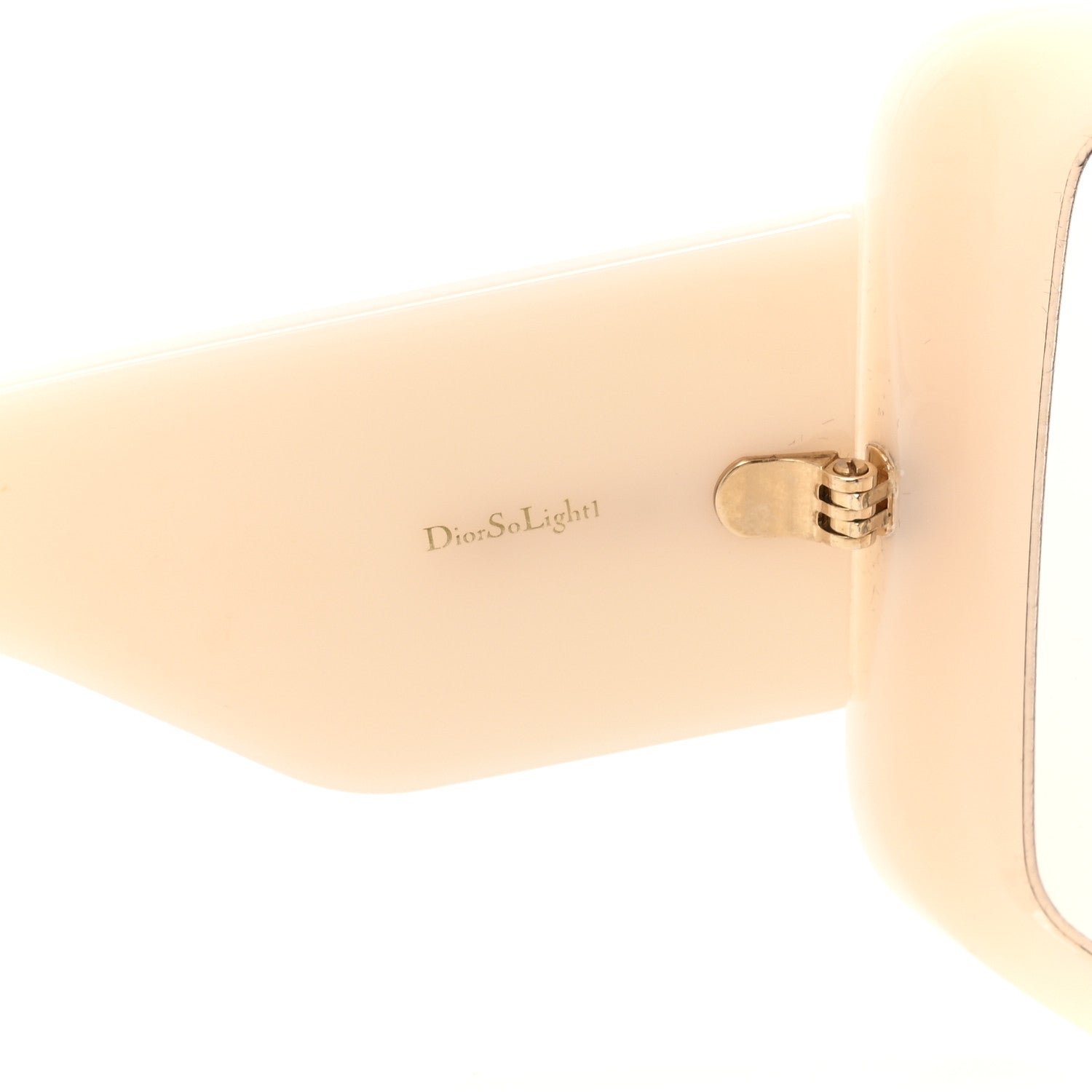 Christian Dior Acetate DiorSo Light 1 Shield Sunglasses Ivory 5 of 8