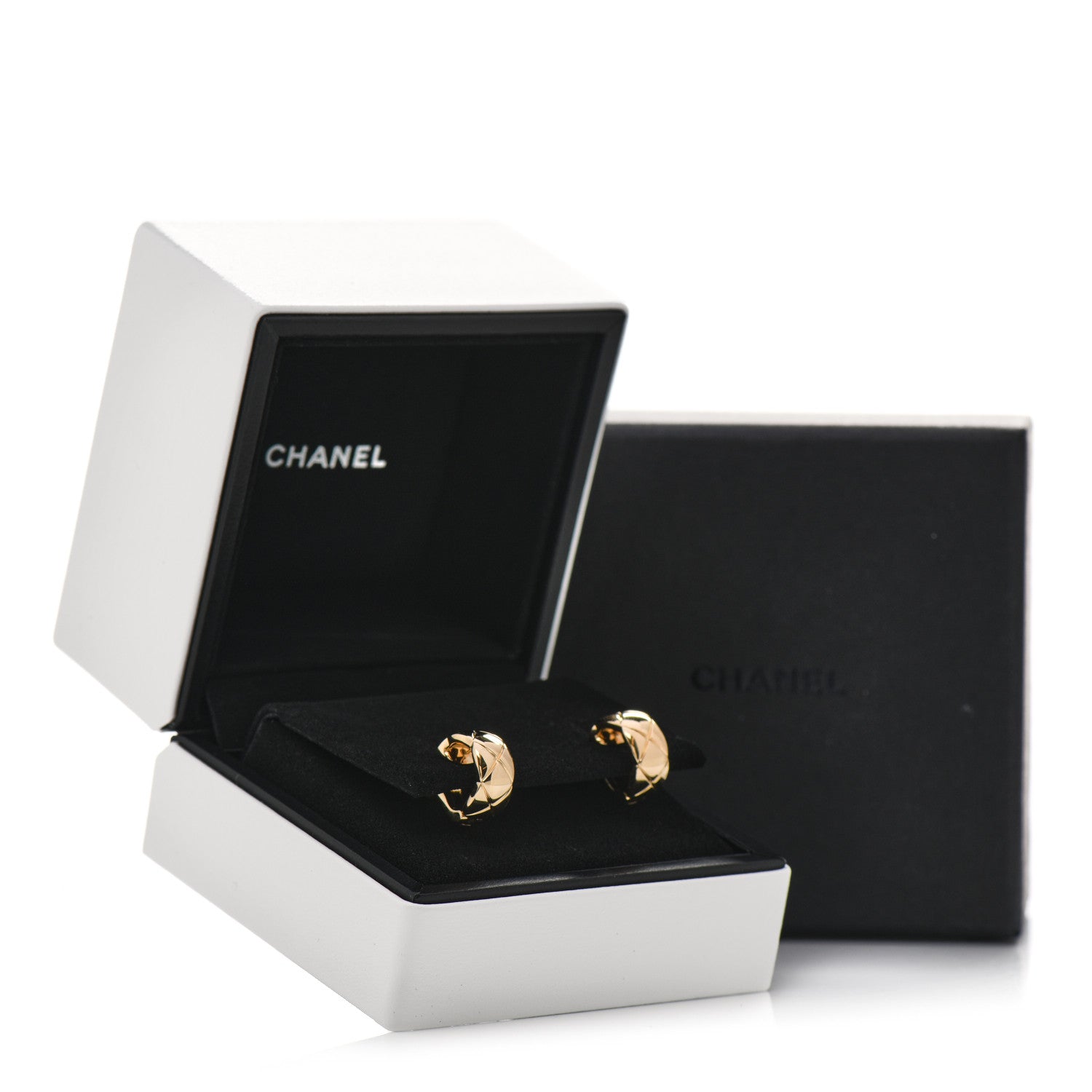 Chanel 18K Yellow Gold Coco Crush Earrings 5 of 5