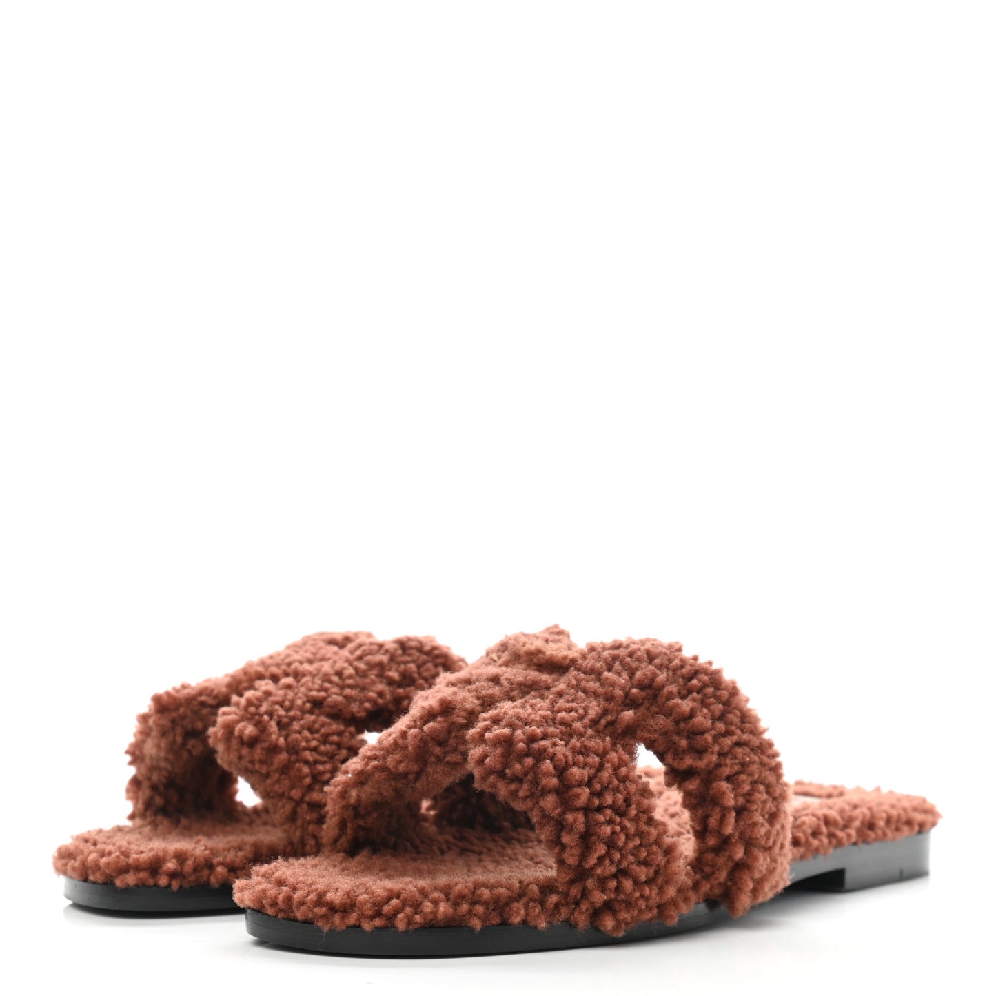 Woolskin Oran Sandals 35 Cognac