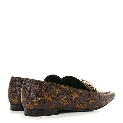 Louis Vuitton Monogram Upper Case Flat Loafer 37 4 of 8