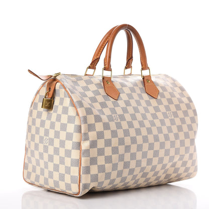 Louis Vuitton Damier Azur Speedy 35 3 of 8