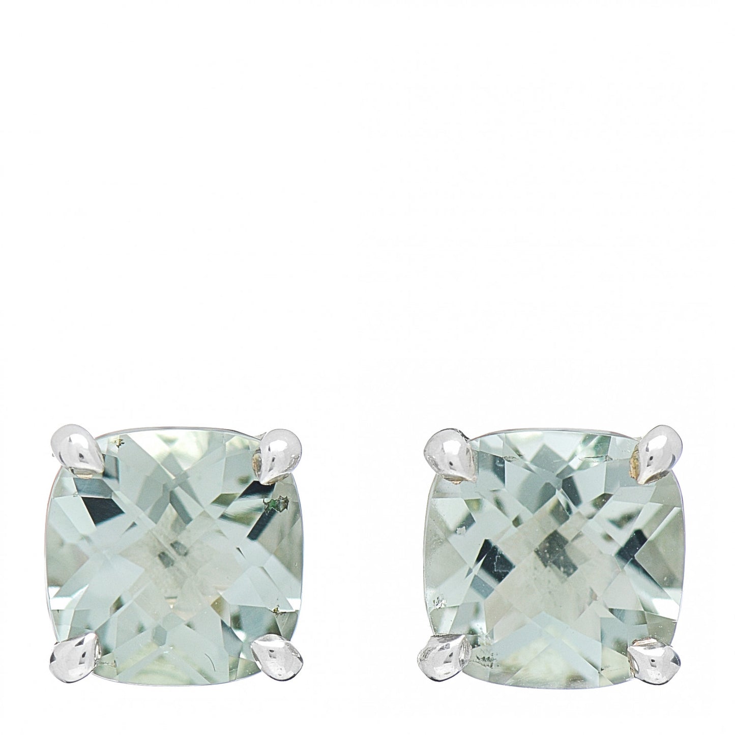 Sterling Silver Prasiolite Sparklers Earrings