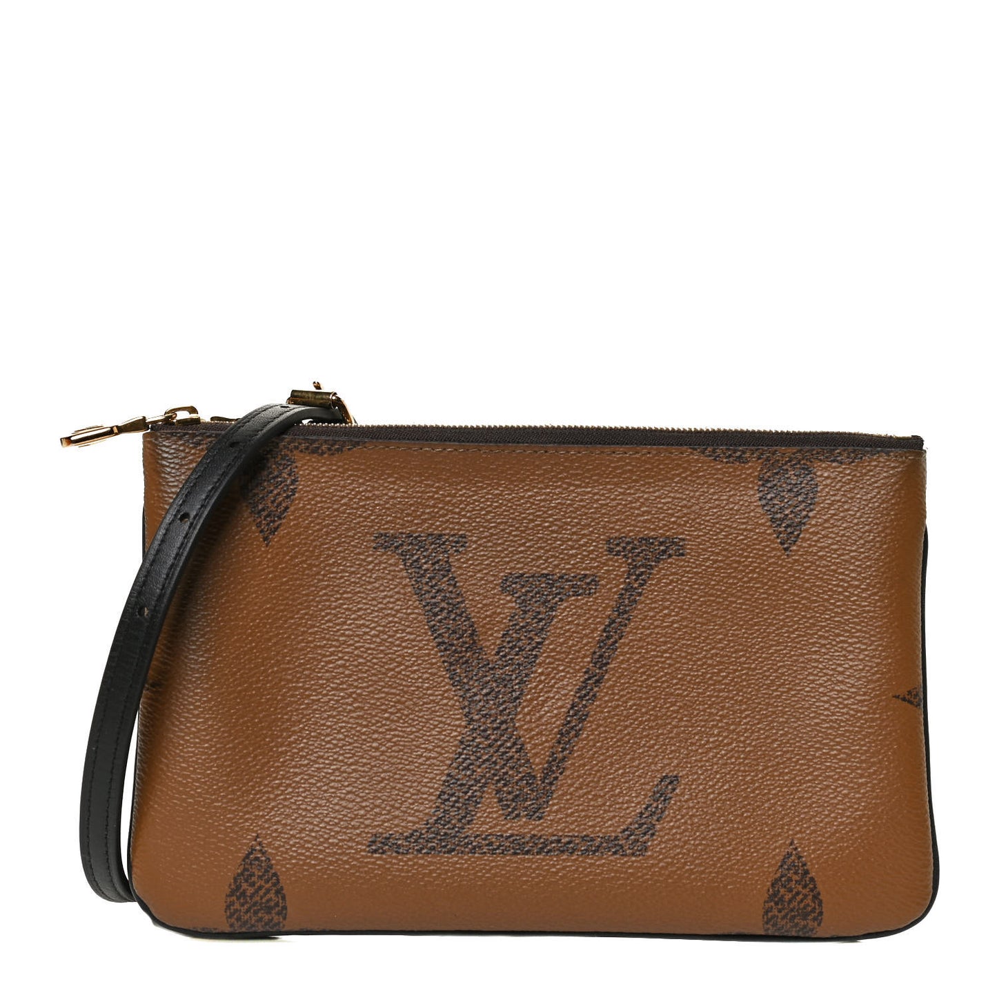 Reverse Monogram Giant Double Zip Pochette