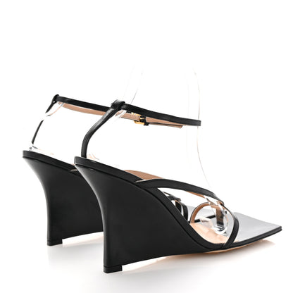 Bottega Veneta Lambskin Stretch Multi Strap 90mm Sandals 40 Black 5 of 8